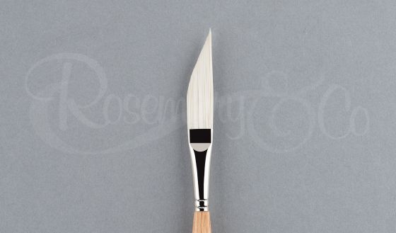 Rosemary Ivory Long Flat Brushes - Townsend Atelier