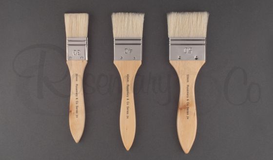 Trekell Hog Bristle Brush - Long Handle for Oil Paint Filbert - 400KF Series / 4