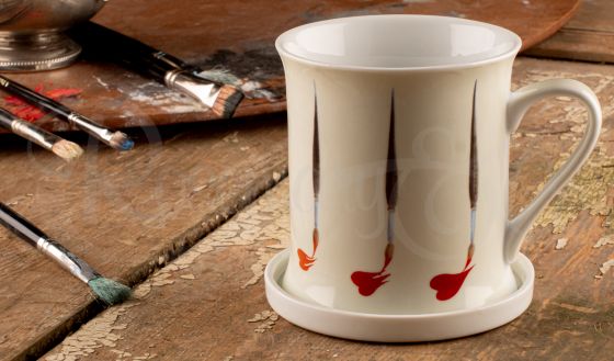 BRITISH HEART FOUNDATION MUG & SAUCER (UK ONLY)
