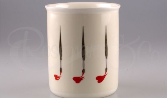 BRITISH HEART FOUNDATION BRUSH POT (UK ONLY)