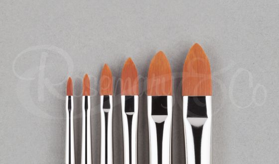 8 Piece Golden Synthetic Acrylic Brushes By Artist's Loft® Necessities™