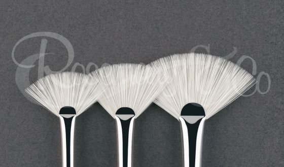 Rosemary Ivory Long Flat Brushes - Townsend Atelier