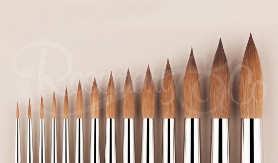 Rosemary & Co Kolinsky Sable Brushes – Series 33 – The Miniature Painting  Shop