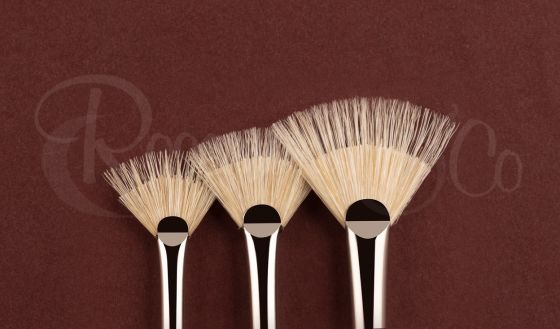 Fan Artist Bristle Paint Brush Set Chungking - Temu