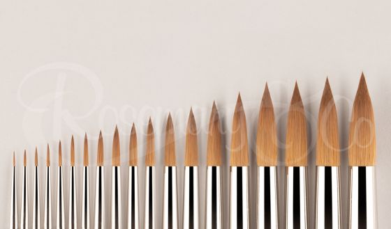 Rosemary Ivory Long Flat Brushes - Townsend Atelier