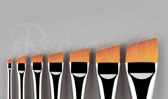 8 Piece Golden Synthetic Acrylic Brushes By Artist's Loft