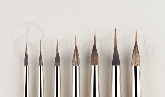 Rosemary & Co Pure Kolinsky Pointed Brush Series 33