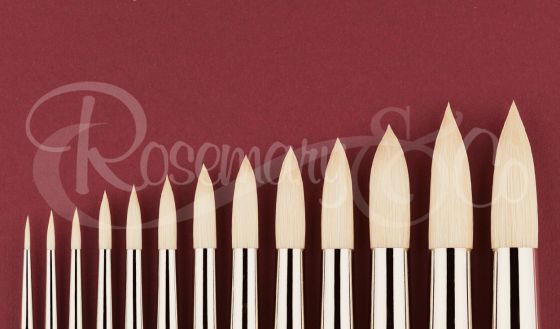 Rosemary & Co Ivory Pointed Round Brushes Range