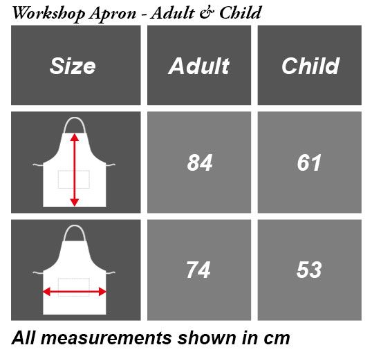 ROSEMARY & CO WORKSHOP APRON - ADULT