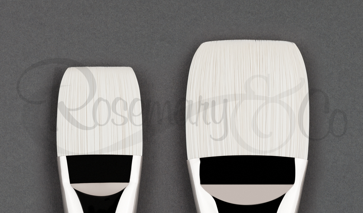 Rosemary & Co Brushes - Ivory Series Short Flats