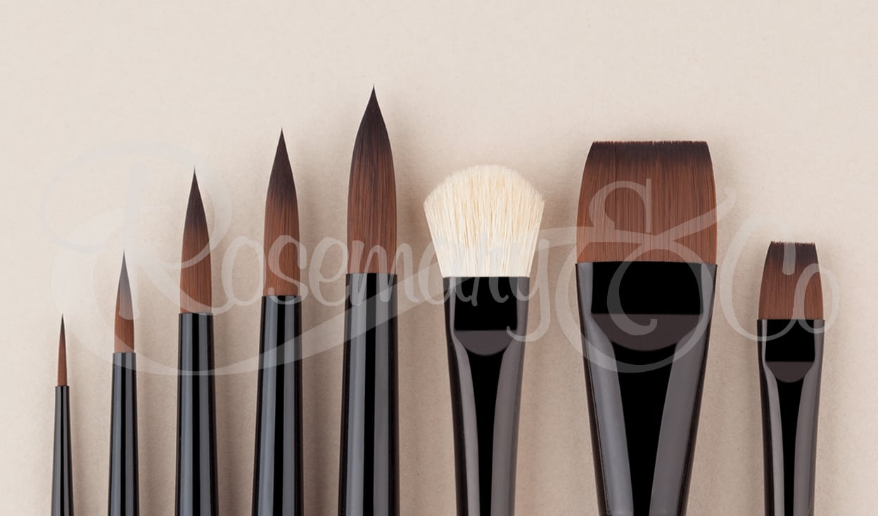 Rosemary & Co : Watercolor Brush : Set of 3